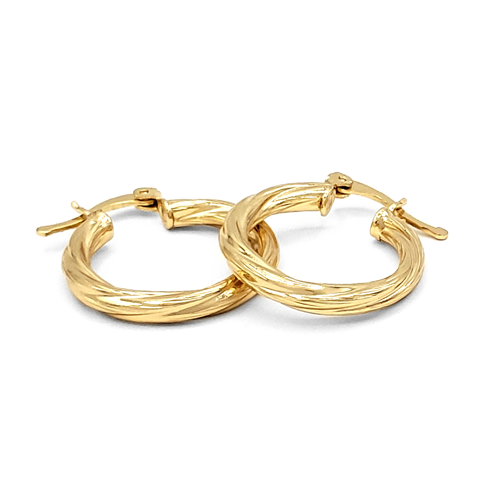 Aretes Candongas Oro Laminado 18k