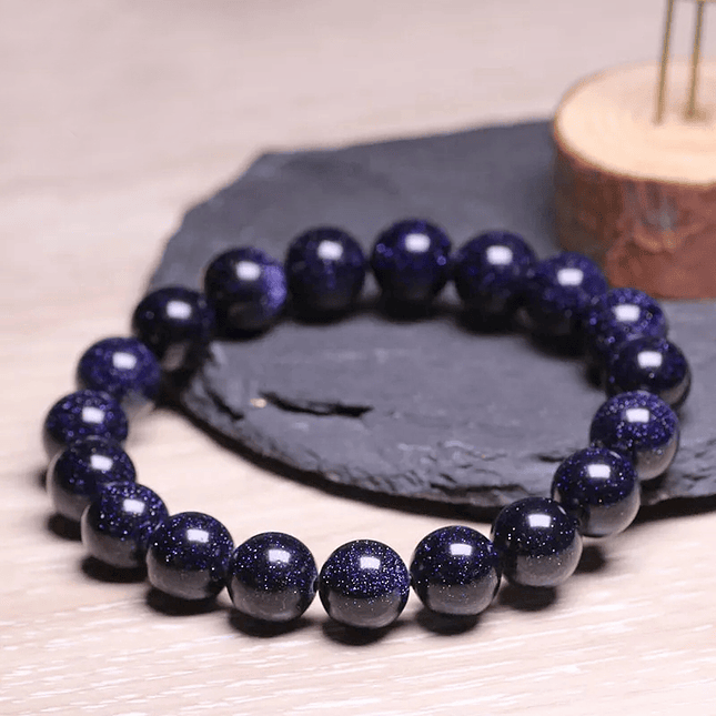 Pulsera con Piedra Lluvia de Plata de 8mm 2