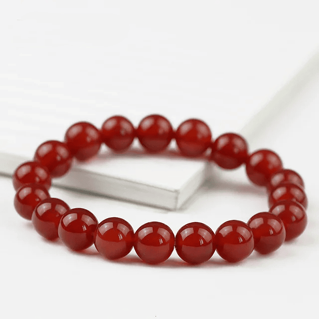 Pulsera Piedra Cornalina 8mm 2