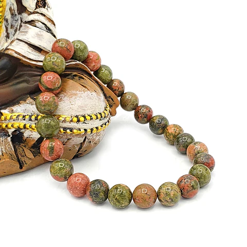 Pulsera Piedra Unakita 8mm
