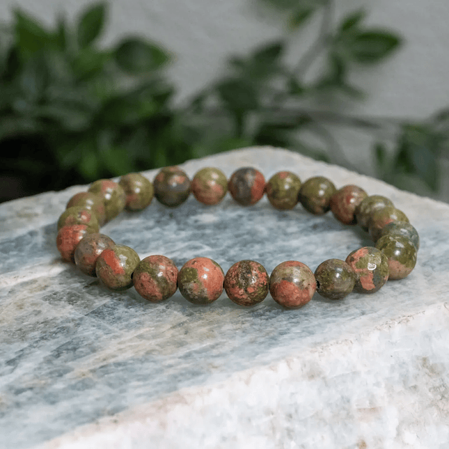 Pulsera Piedra Unakita 8mm 3