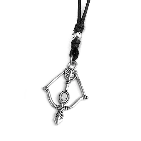 Collar Ajustable con Dije de Arco y Flecha