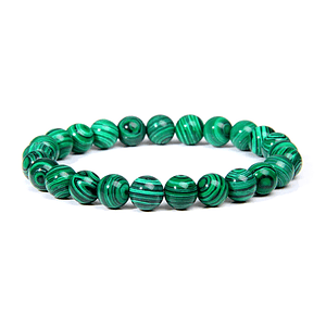 Pulsera Piedra Malaquita 8mm