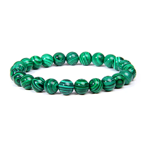 Pulsera Piedra Malaquita 8mm