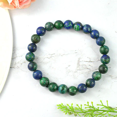 Pulsera con Piedra Natural Azurita 8mm