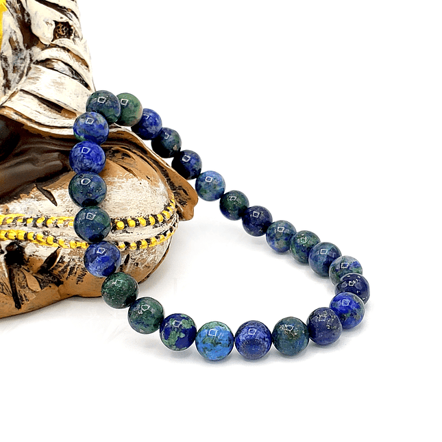 Pulsera con Piedra Natural Azurita 8mm 3
