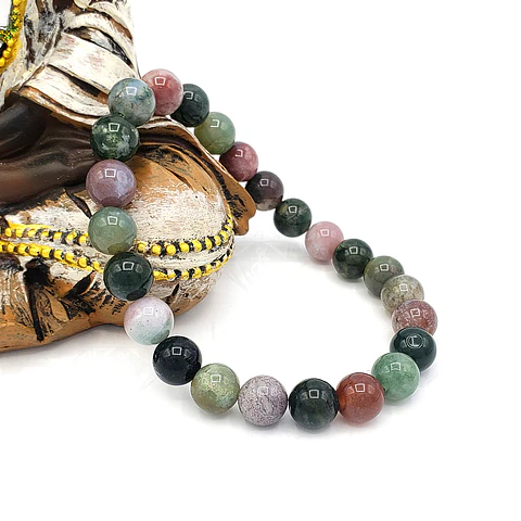 Pulsera Piedra Ágata India 8mm