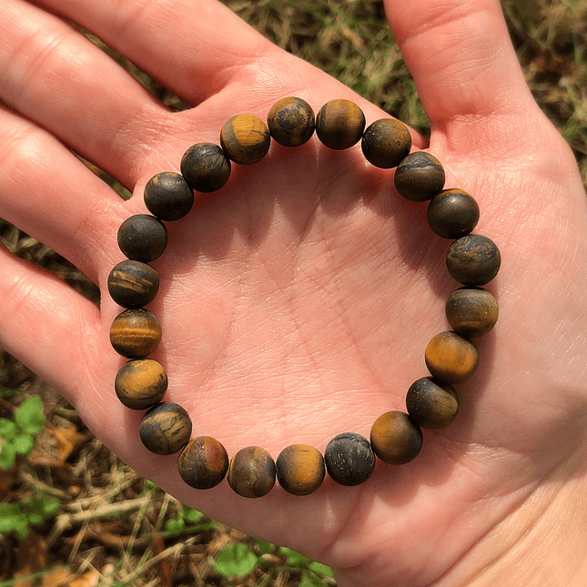 Pulsera Piedra Ojo de Tigre 8mm 3