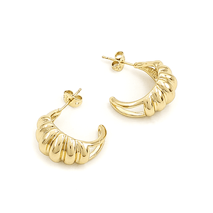 Aretes Candongas Gotas Estilo Caracol 