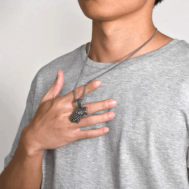 Cadena Lobo Acero Inoxidable 3