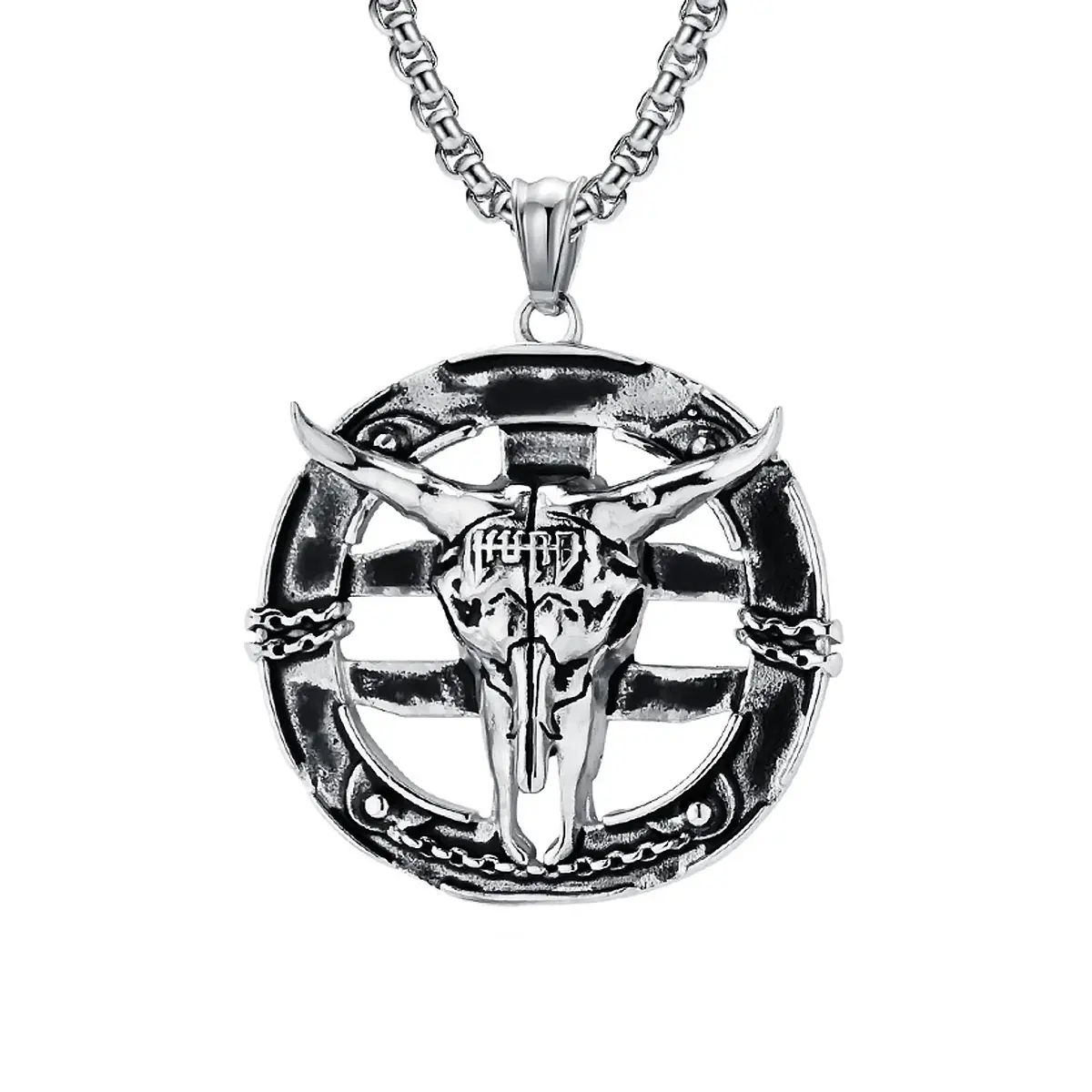 Coolsteelandbeyond Collar De Cadena Cuadrada De Cadena