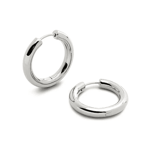 Par de Aretes Candongas Pendientes Acero Inoxidable