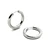 Par de Aretes Candongas Pendientes Acero Inoxidable