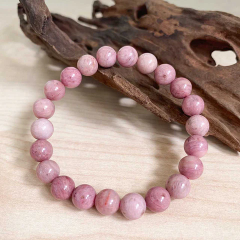 Pulsera con Piedra Rodocrosita 8mm