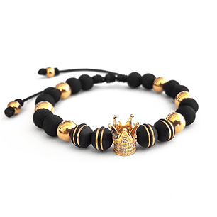 Pulsera Corona Neopreno Acero