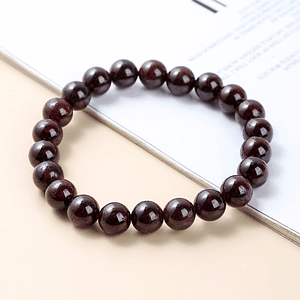 Pulsera Piedra Granate 8mm