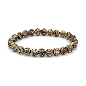Pulsera Piedra Ágata Tibetana 8mm