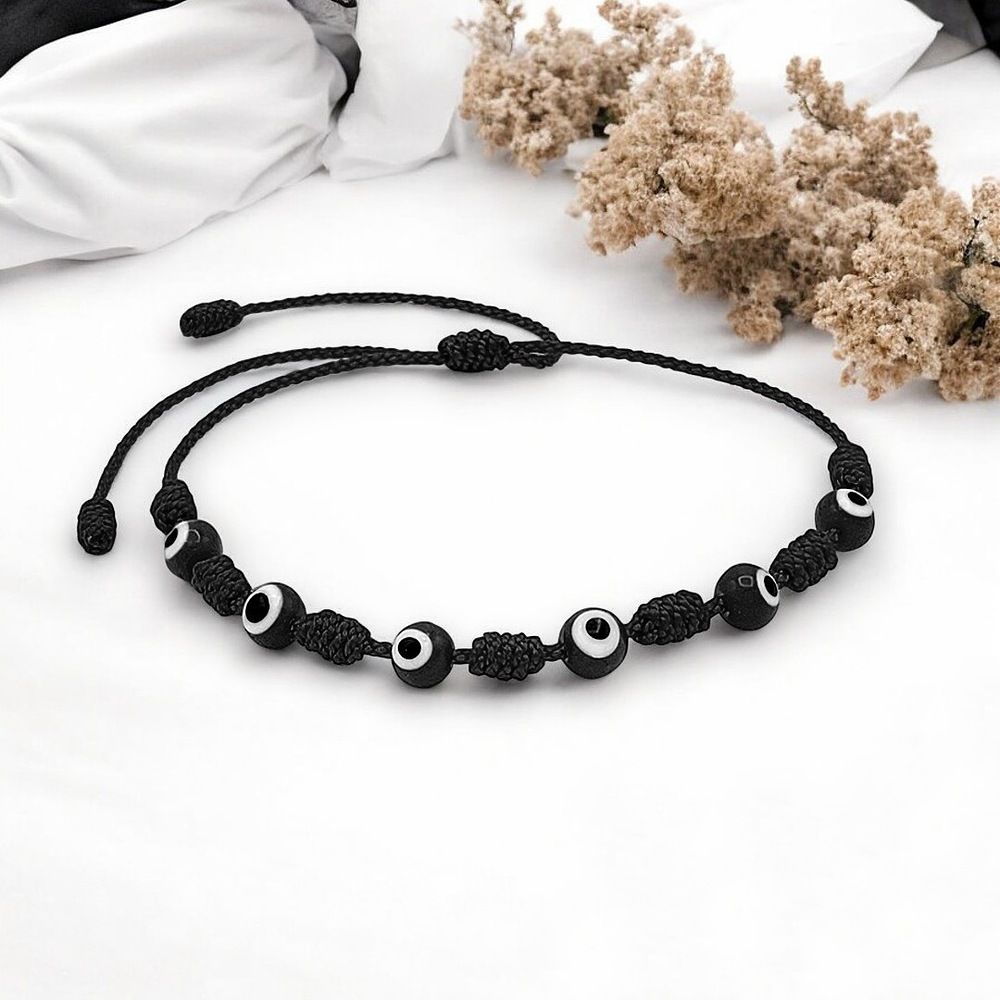 Pulsera 7 Nudos Ojo Turco Protección Amor Buena Suerte