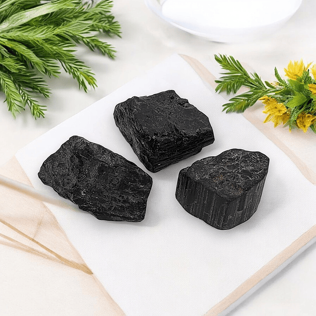 Kit de Protección Piedras Turmalina Negra Naturales 4