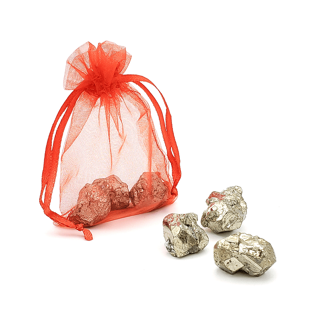 Kit de Prosperidad Piedras Pirita Naturales 1