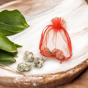 Kit de Prosperidad Piedras Pirita Naturales