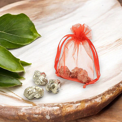 Kit de Prosperidad Piedras Pirita Naturales