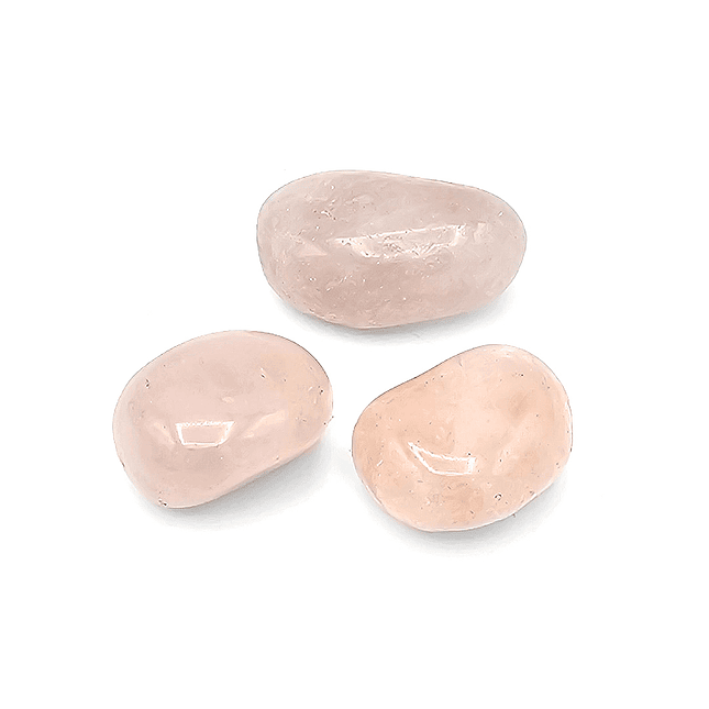 Kit de Amor y Armonía Piedras de Cuarzo Rosado Naturales 4