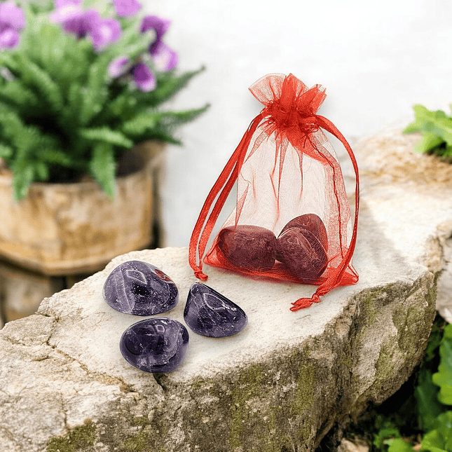 Kit de Serenidad Piedras de Amatista Naturales 2