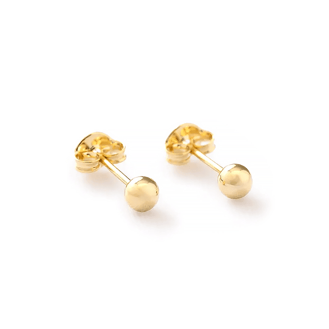 Topos Aretes Balin Oro Laminado 18k 2