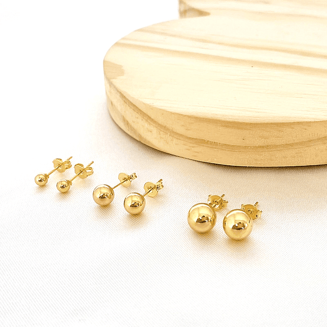 Topos Aretes Balin Oro Laminado 18k 1