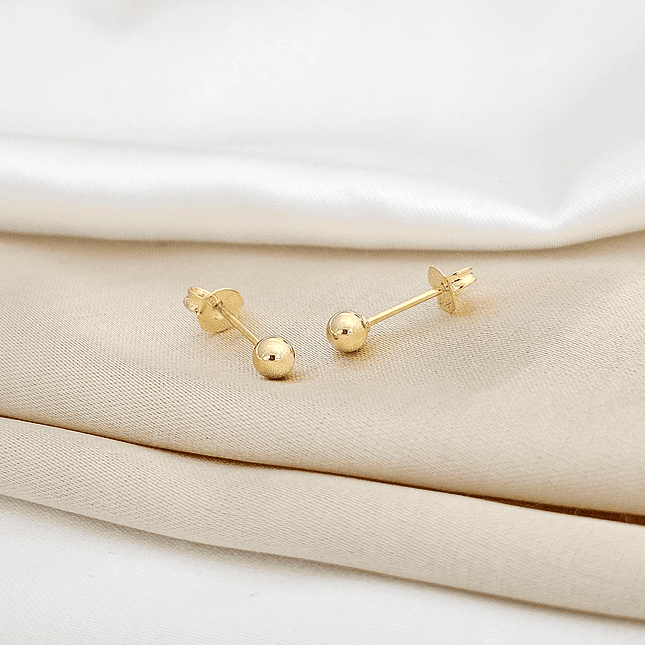 Topos Aretes Balin Oro Laminado 18k 8