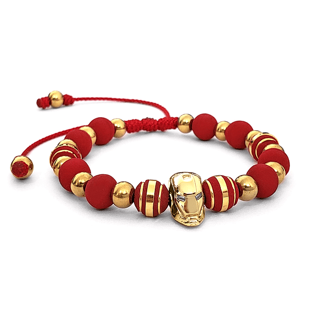 Pulsera con Neopreno Rojo Iron Man 1