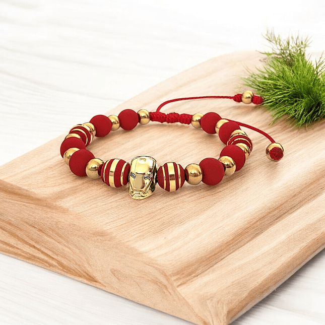 Pulsera con Neopreno Rojo Iron Man 2
