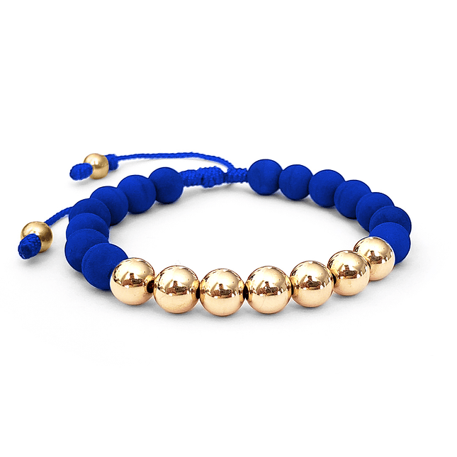 Pulsera Neopreno Oro Laminado 18K 3