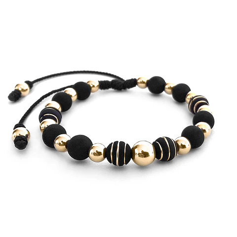 Pulsera Neopreno Oro Laminado 18K