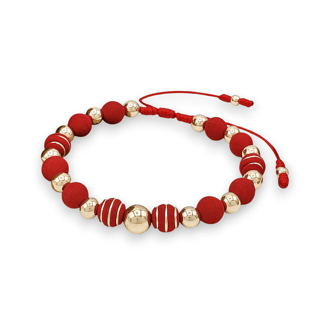 Pulsera Neopreno Oro Laminado 18K 4