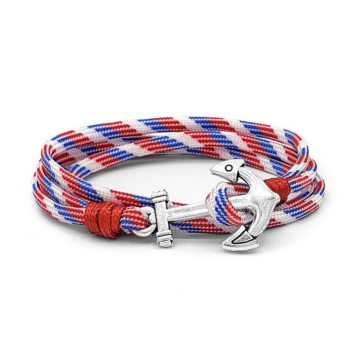 Pulsera con Ancla Cordón Paracord Camuflado  2