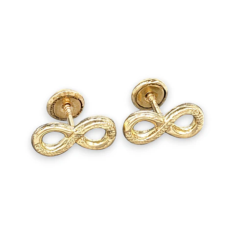 Topos Aretes Infinitos Oro Laminado 18k