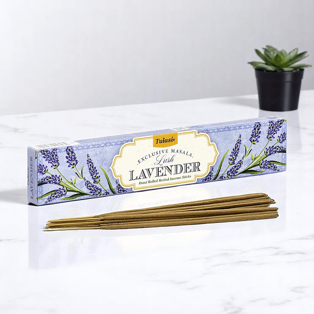Incienso Tulasi Masala Lavanda Exuberante – Relajación y Meditación 3