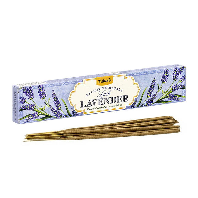 Incienso Tulasi Masala Lavanda Exuberante – Relajación y Meditación 1