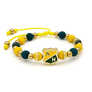 Pulsera Atlético Huila Neopreno Acero Dorado
