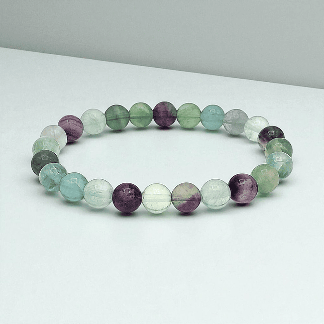 Pulsera Piedra Fluorita 8mm 3