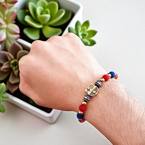 Pulsera Barcelona Acero Colección Futbol