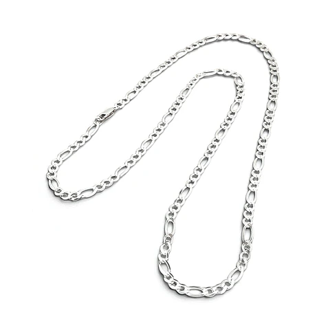 Cadena de Plata Ley 925 Modelo 3x1 (5mm)