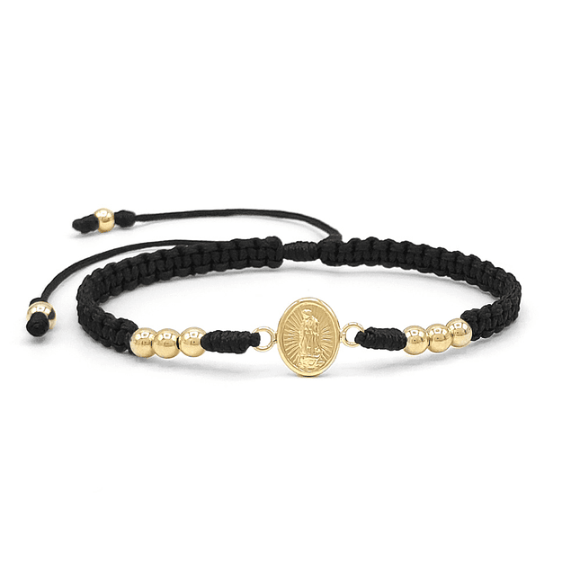 Pulsera Virgen Guadalupe Oro Laminado 18k 2