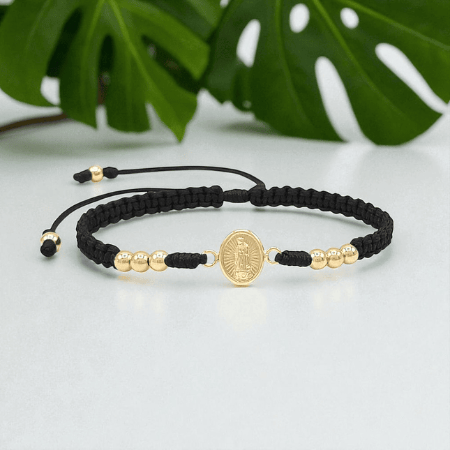 Pulsera Virgen Guadalupe Oro Laminado 18k 6