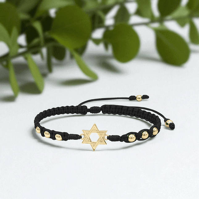 Pulsera Estrella de David Oro Laminado 18k 6