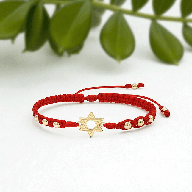 Pulsera Estrella de David Oro Laminado 18k 5