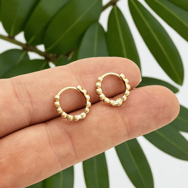 Aretes Candongas Oro Laminado 18k 5