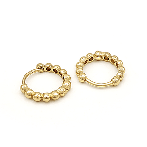 Aretes Candongas Oro Laminado 18k